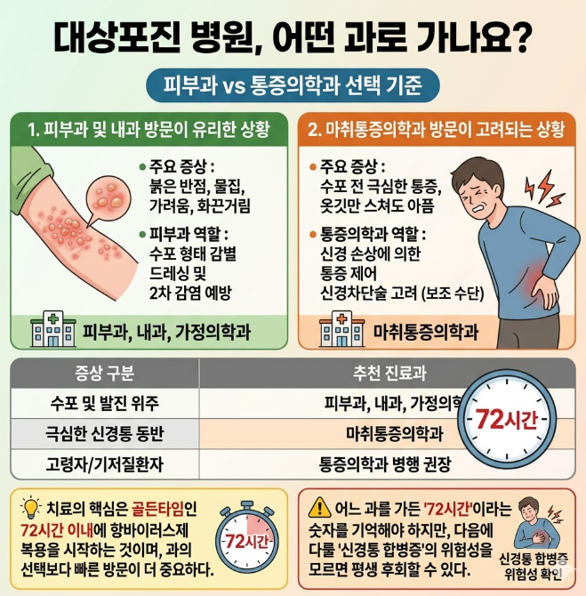 대상포진 병원어떤과로가나요