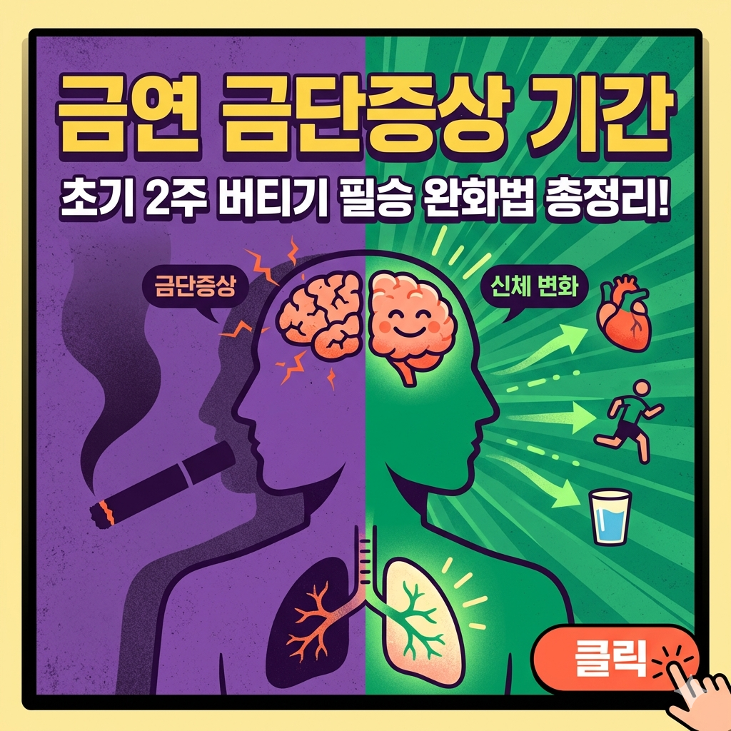 금연 금단증상 기간 및 두통 짜증 해결하는 법