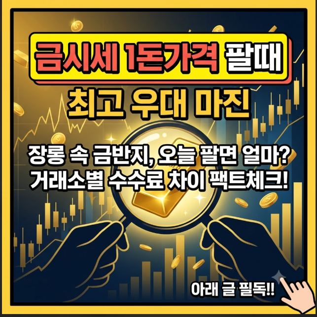 금시세 1돈가격팔때
