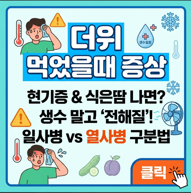 더위 먹었을때 증상