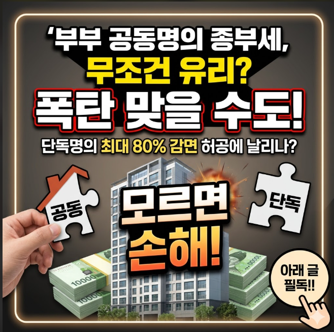 부부 공동명의 종부세