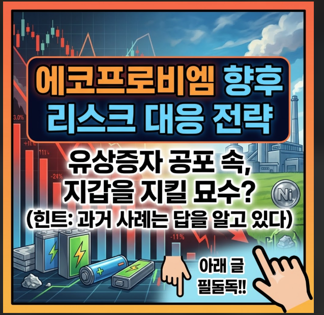 에코프로비엠 향후 리스크 대응 전략