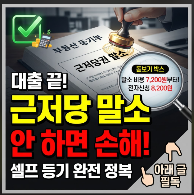 근저당 설정 해지 방법
