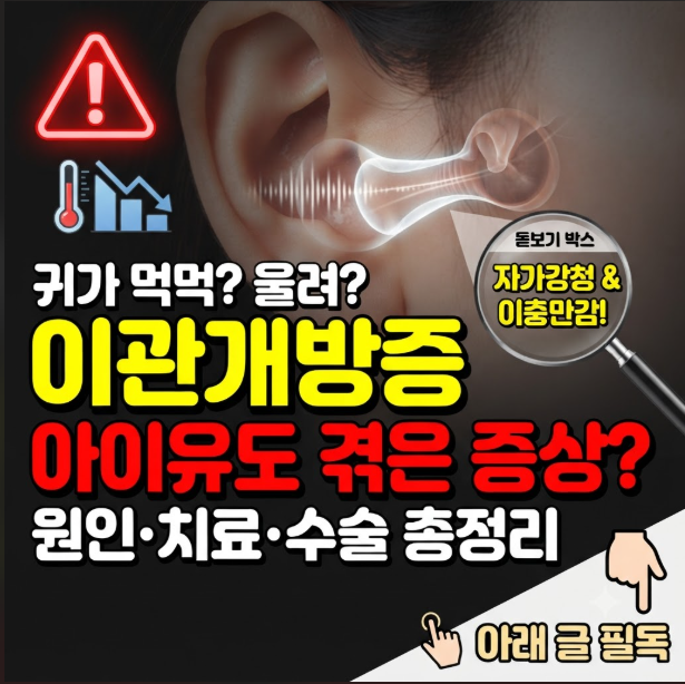 이관개방증 증상