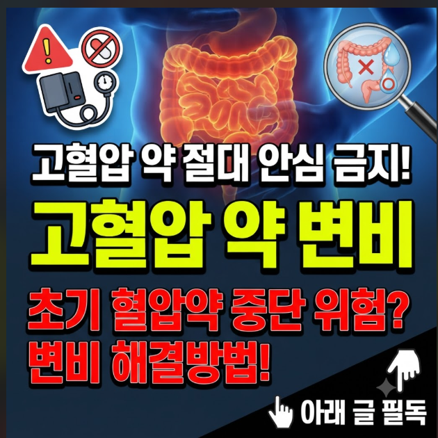 고혈압 약 변비