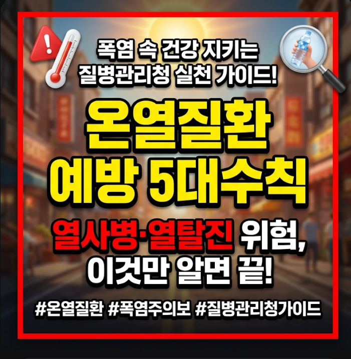 온열질환 예방 5대수칙