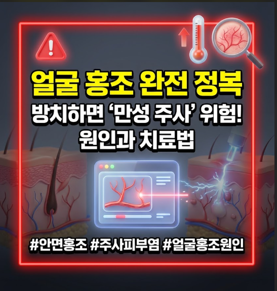 얼굴 홍조 없애는 방법