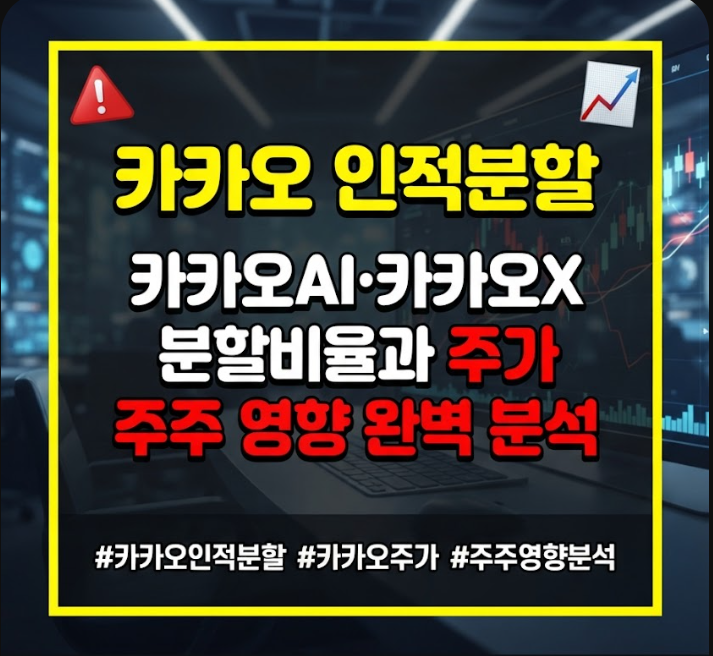 카카오 인적분할