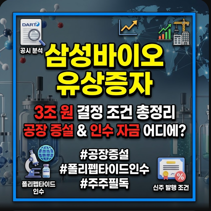 삼성바이오 유상증자