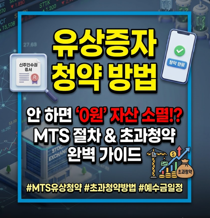 유상증자 청약 방법