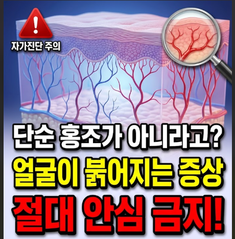 얼굴이 붉어지는 증상