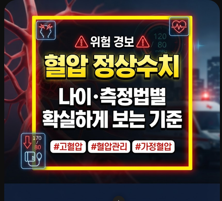 혈압 정상수치