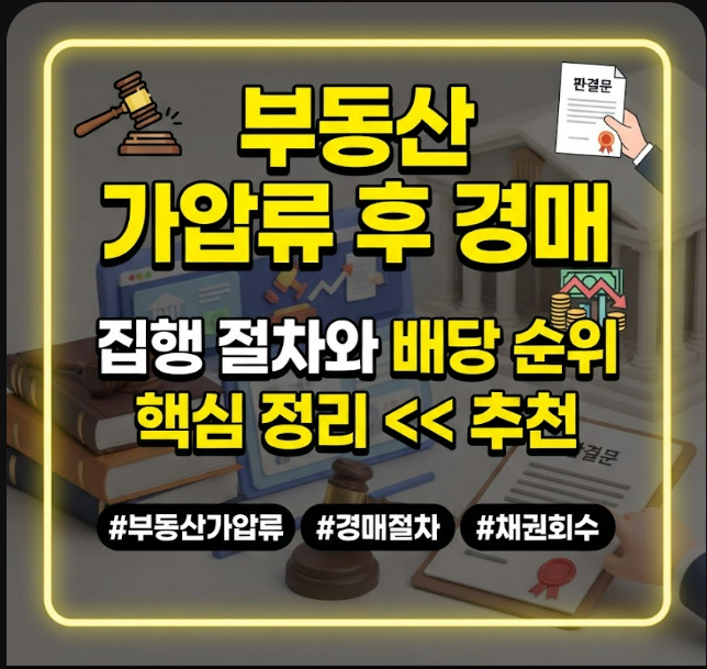 부동산 가압류 후 경매