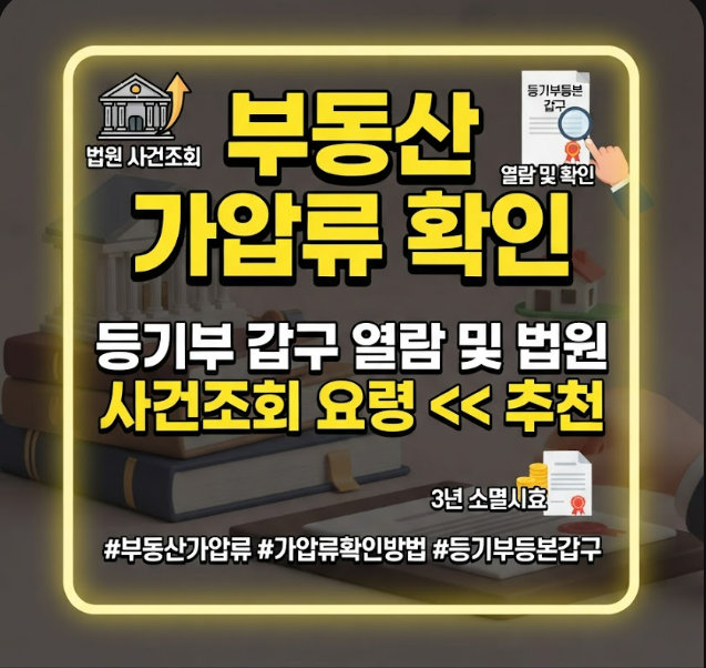 부동산 가압류 확인