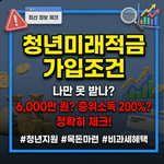 청년미래적금 가입조건