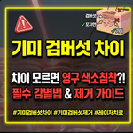 기미 검버섯 차이