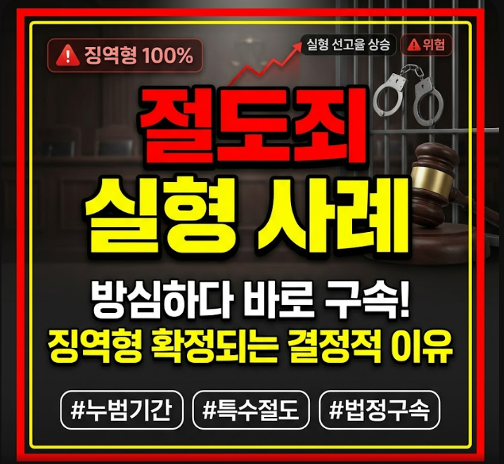 절도죄 실형