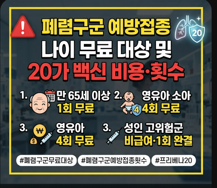 폐렴구균 예방접종