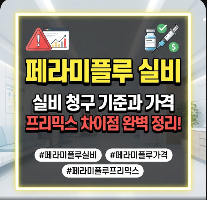 페라미플루 실비 정리