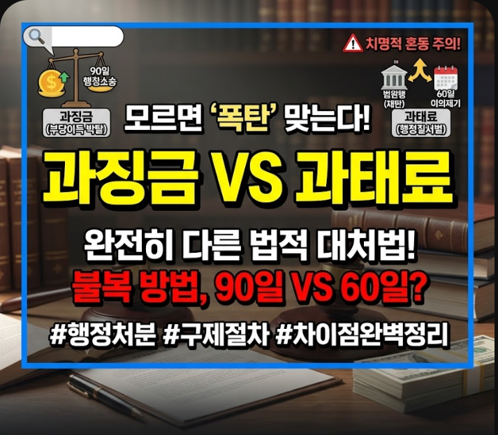 과징금과 과태료의 차이