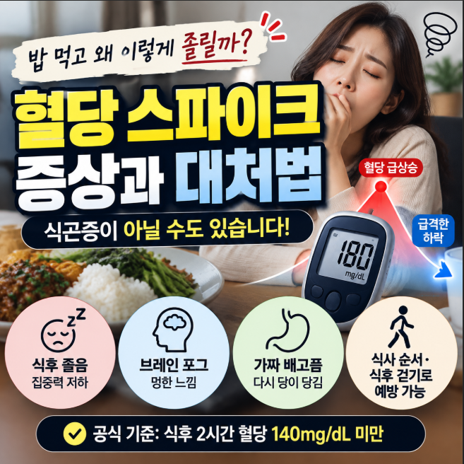 혈당 스파이크 증상