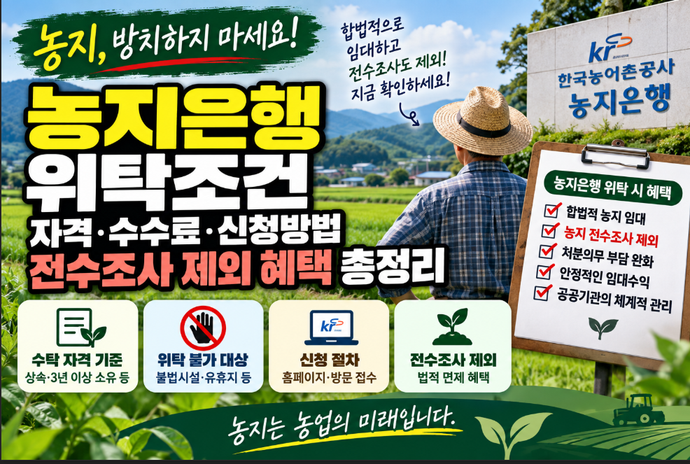 농지은행 위탁조건