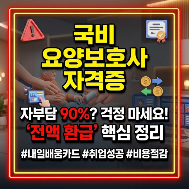 국비 요양보호사 자격증 취득방법