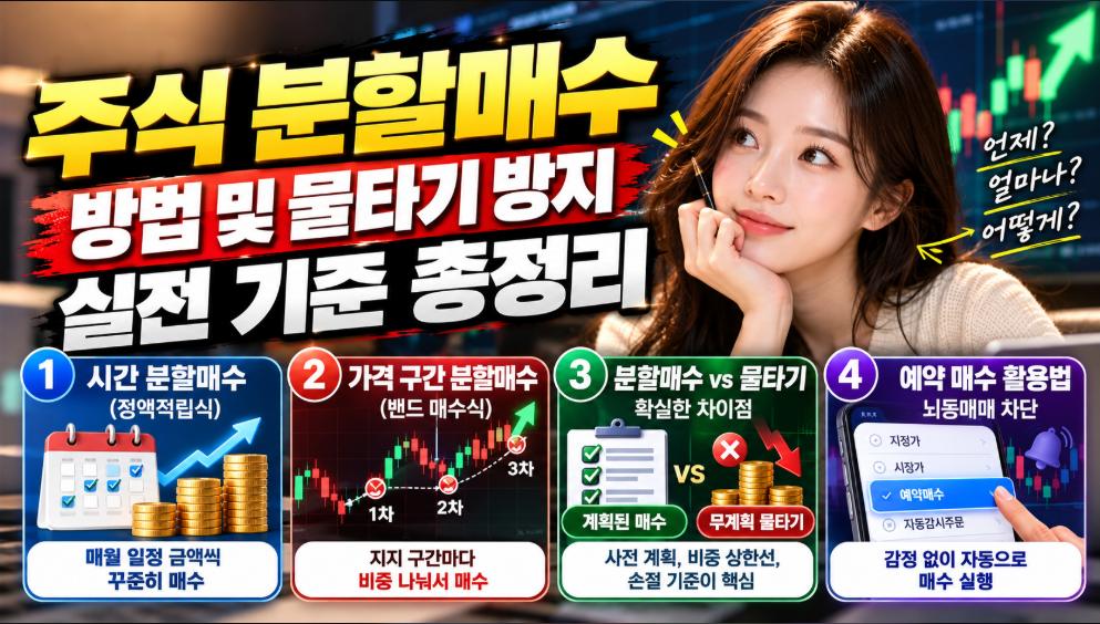 주식 분할매수 방법