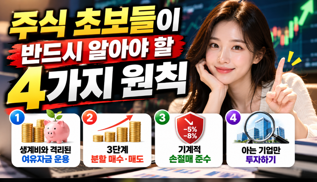 주식 초보들이 반드시 알아야 할 4가지 원칙